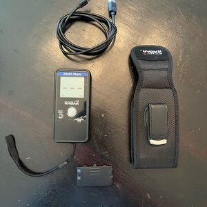 Pocket Radar Smart Coach with Case - Black and usb connection cord